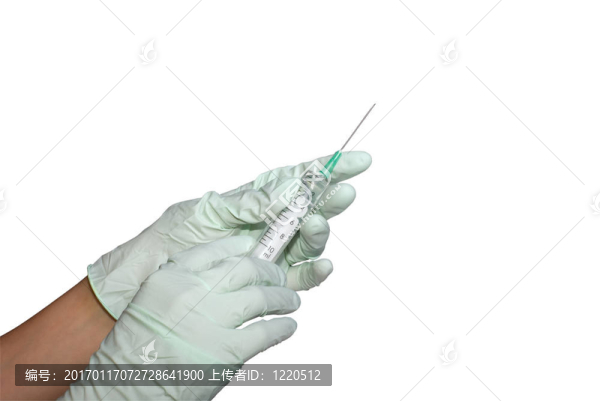 注射器在手