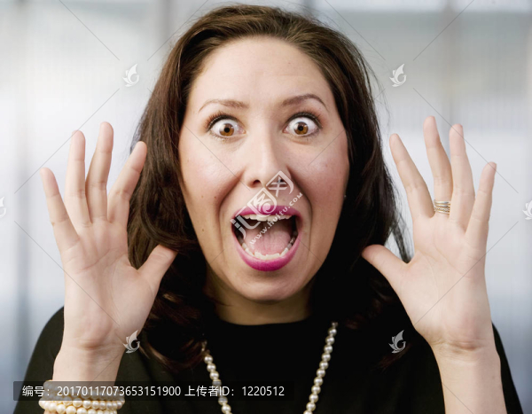 Hispanic,Woman的尖叫