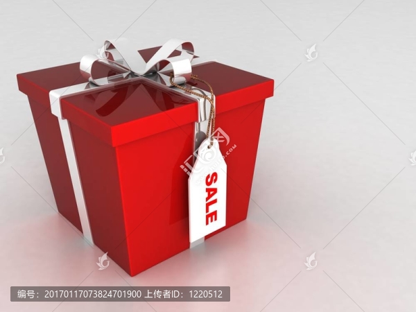 三維包裝禮品盒與銷售標簽