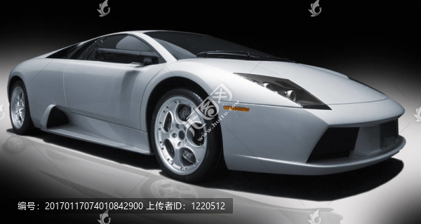 銀色跑車