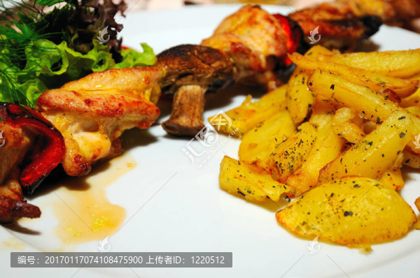 烤雞肉