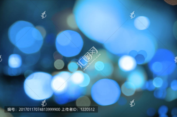 藍色的模糊