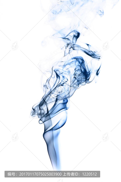 灰藍色的煙