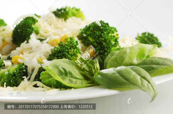 西蘭花和米飯