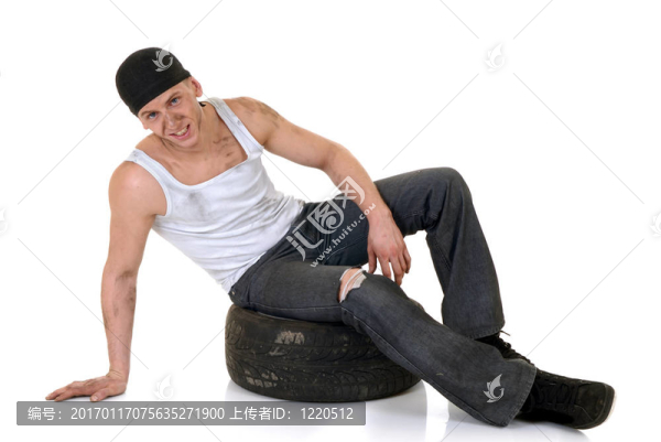 隨著車輪的汽車修理工
