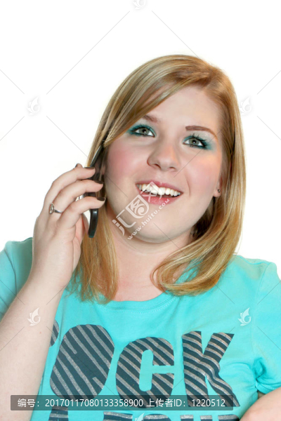 金發(fā)的年輕女子