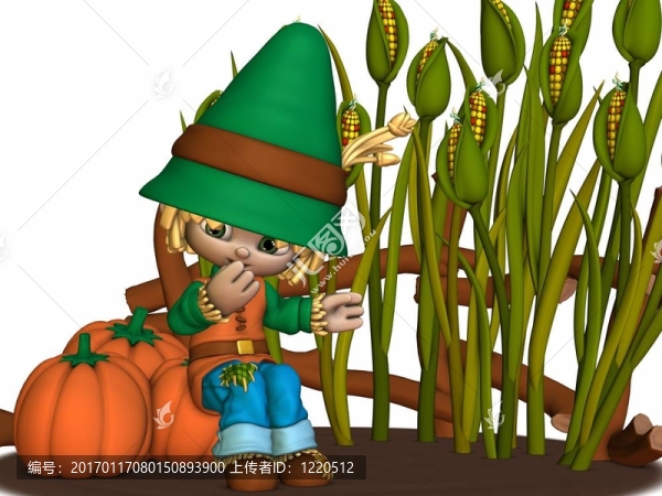 香椿的稻草人