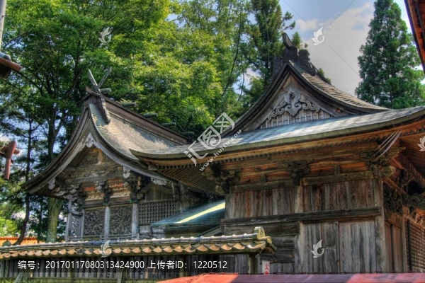 日本神社屋頂