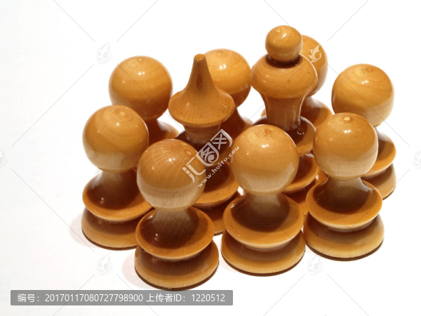 白色的棋子