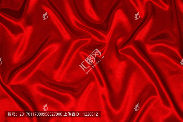 紅色緞