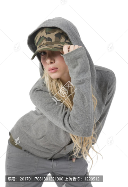 年輕的白人女性