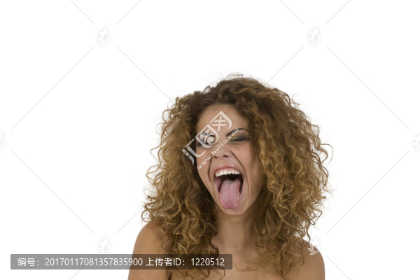 張開嘴模型