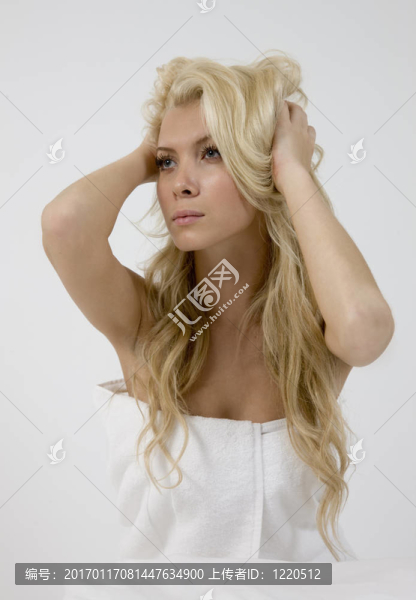 性感的金發(fā)女人