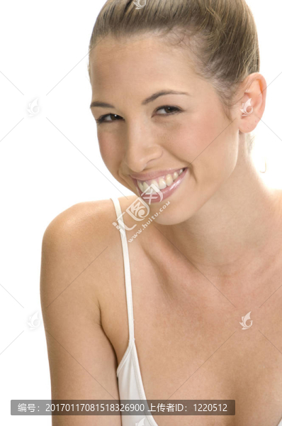 高興女人的肖像