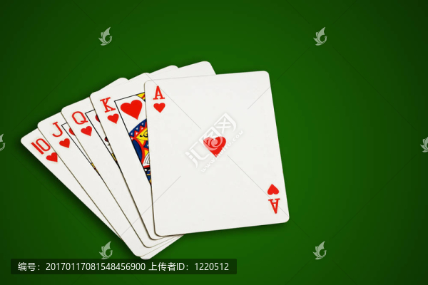 撲克。