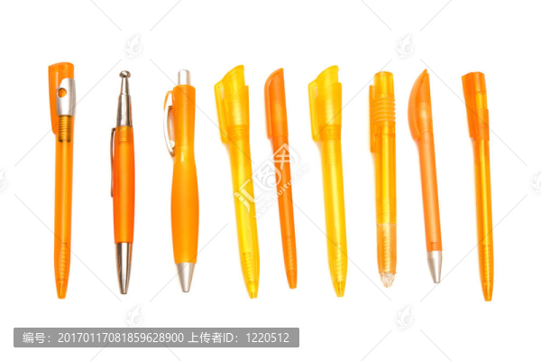 橙色的筆