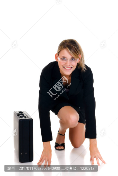 快樂(lè)的女商人
