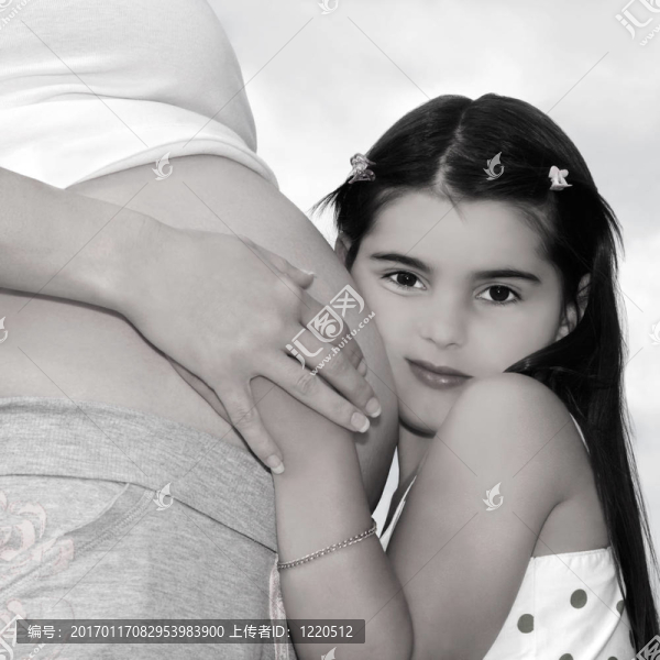 孕婦母女