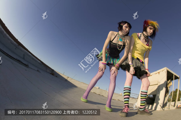 屋頂上的女孩