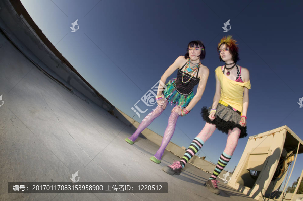 屋頂上的女孩
