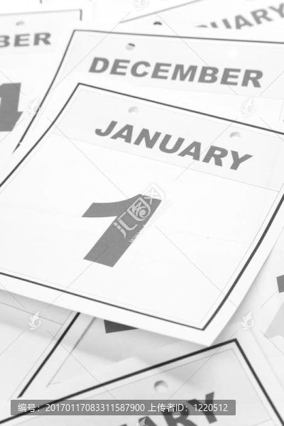 日歷新年的一天