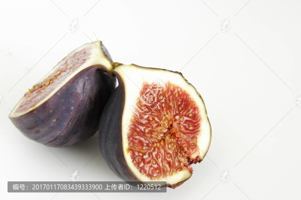 一塊新鮮的無花果