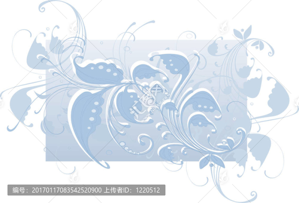 藍(lán)色的裝飾