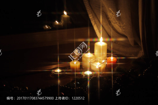 閃耀的圣誕蠟燭-,6