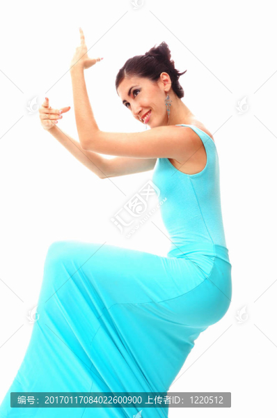 弗拉門戈舞者的女人