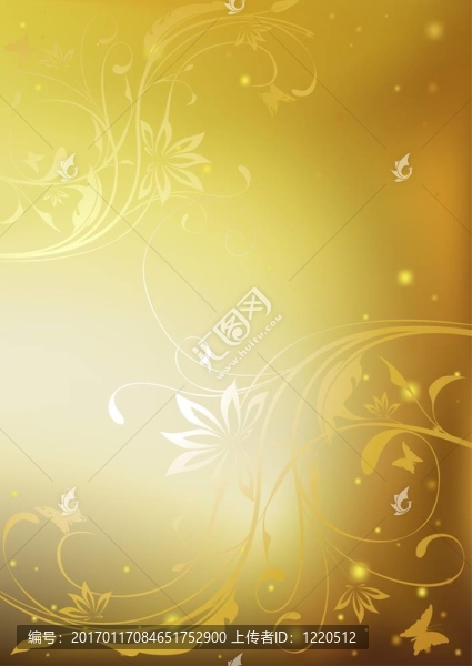 金色的花