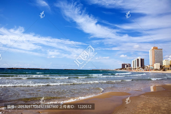 特拉維夫海灘的看法
