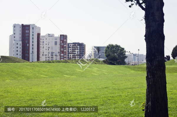 葡萄牙城市公園全景圖；Lisbon