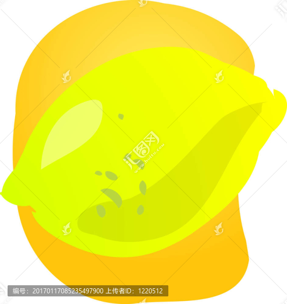 檸檬果的插圖