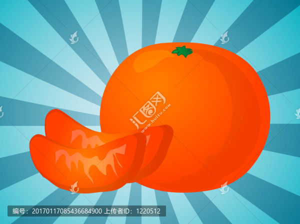 橙色的部分插圖