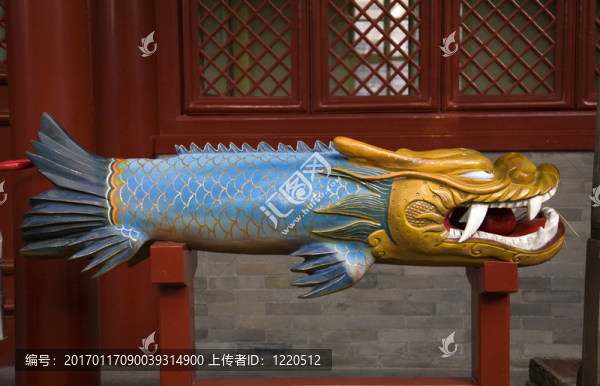 木龍魚鈴法源寺北京中國