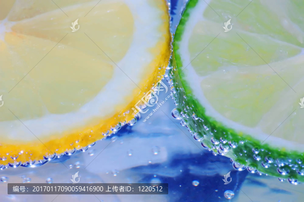 檸檬和石灰片