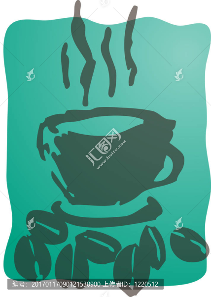 咖啡插圖杯