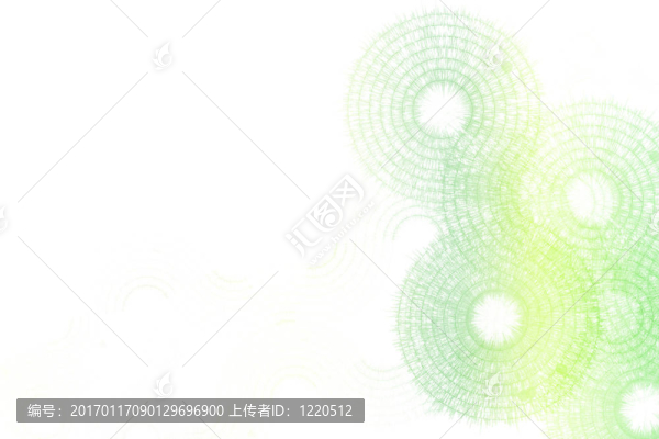 綠白分形抽象設(shè)計(jì)