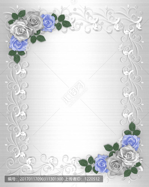 婚禮邀請(qǐng)White,Satin