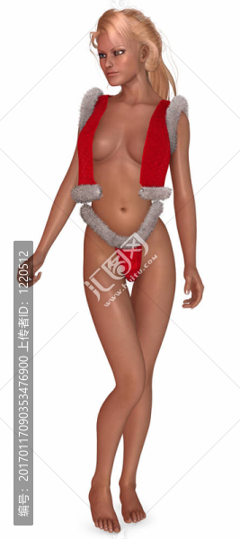 年輕性感的Santa