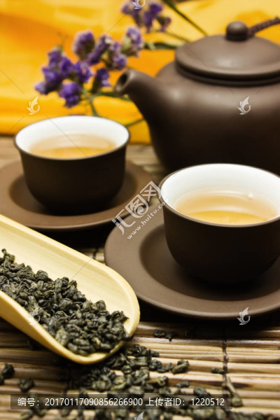 亞洲茶具。
