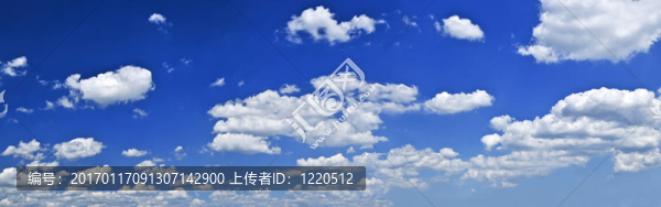 全景藍(lán)天白云