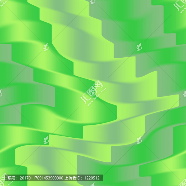 波浪狀的發(fā)光的顏色