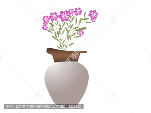 漂亮的花壺