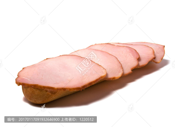 白色開放式三明治