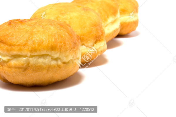 炸圈餅白色隔離