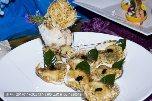 中餐扇貝
