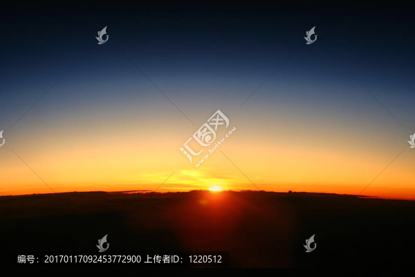 地球黎明升起