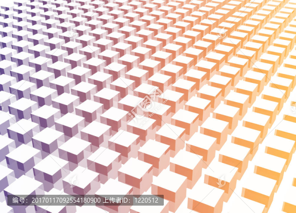 簡單干凈的塊3D抽象背景