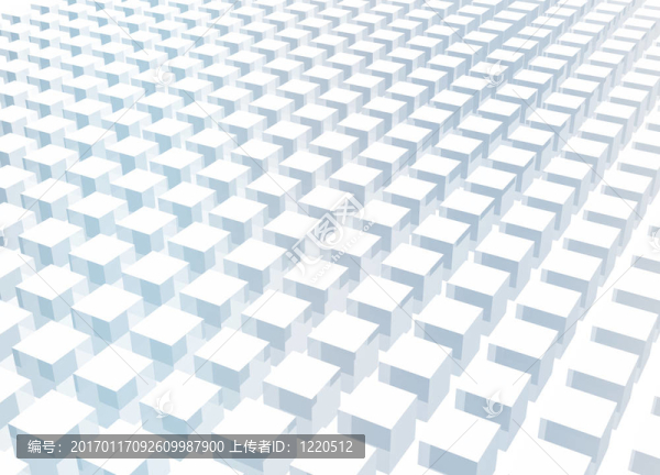 簡單干凈的塊3D抽象背景